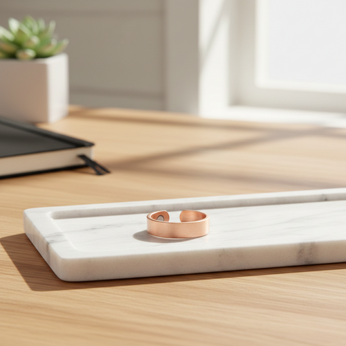 Calmi Ring™ | Adjustable Copper Magnetic Ring for Everyday Balance