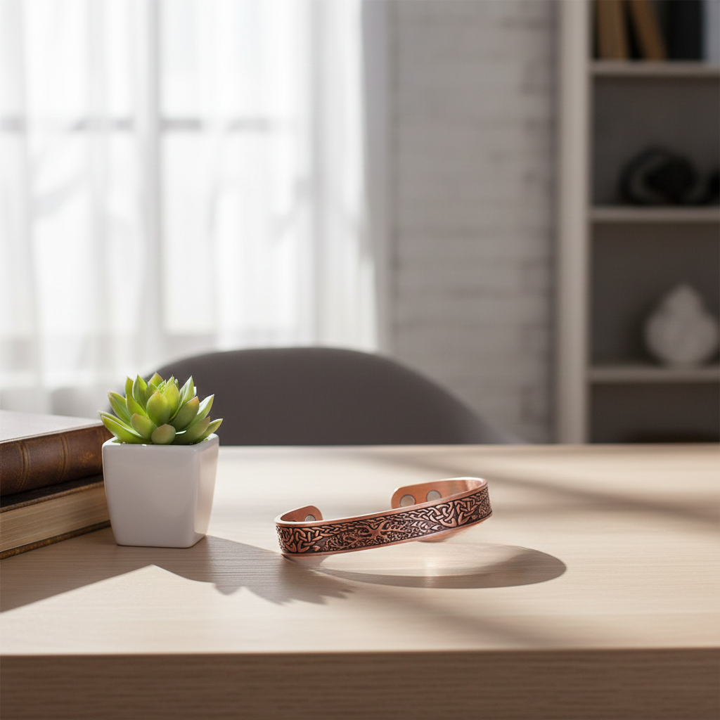 Calmi Tree™ | Tree of Life Copper Magnetic Cuff Bracelet for Men and Women