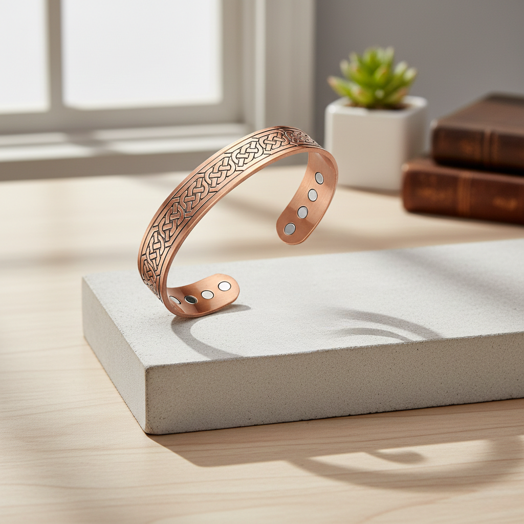 Calmi Tree™ | Tree of Life Copper Magnetic Cuff Bracelet for Men and Women