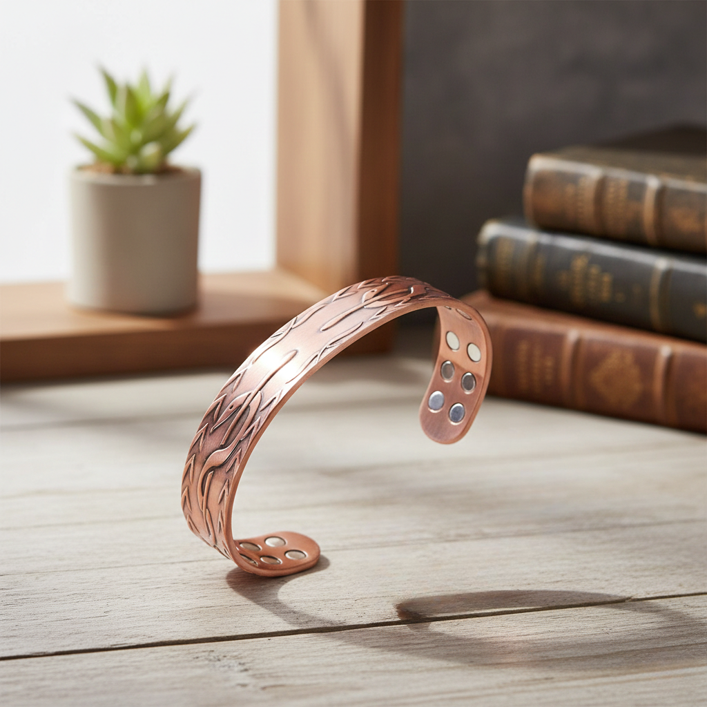 Calmi Tree™ | Tree of Life Copper Magnetic Cuff Bracelet for Men and Women